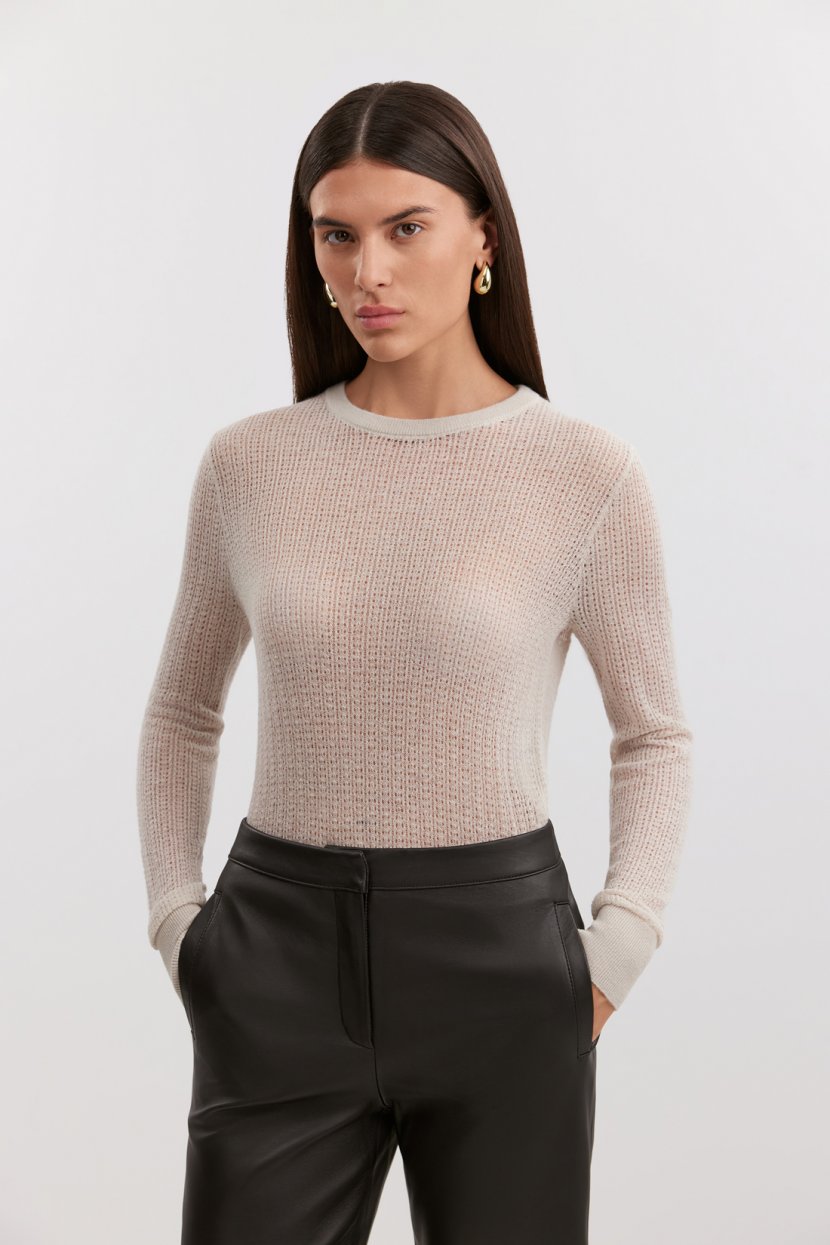 Джемпер с добавлением альпаки и шерсти