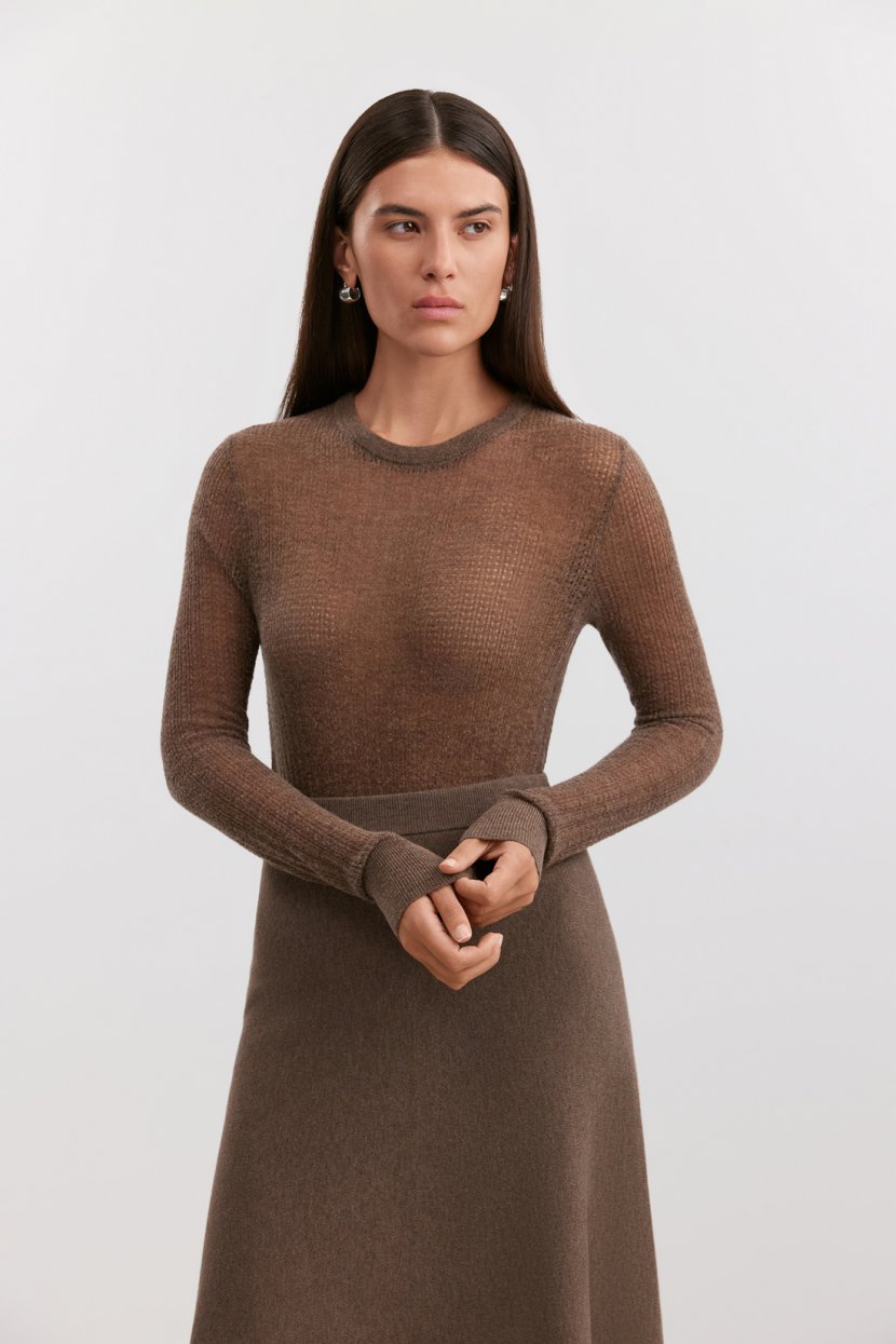 Джемпер с добавлением альпаки и шерсти 3499₽