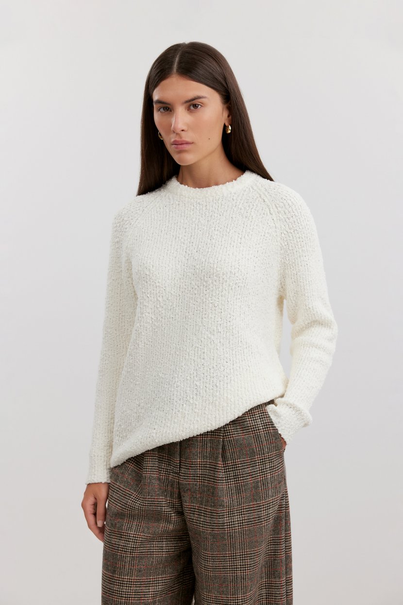 Джемпер из пряжи-букле 5599₽