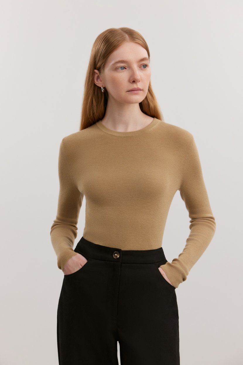 Джемпер с добавлением шерсти