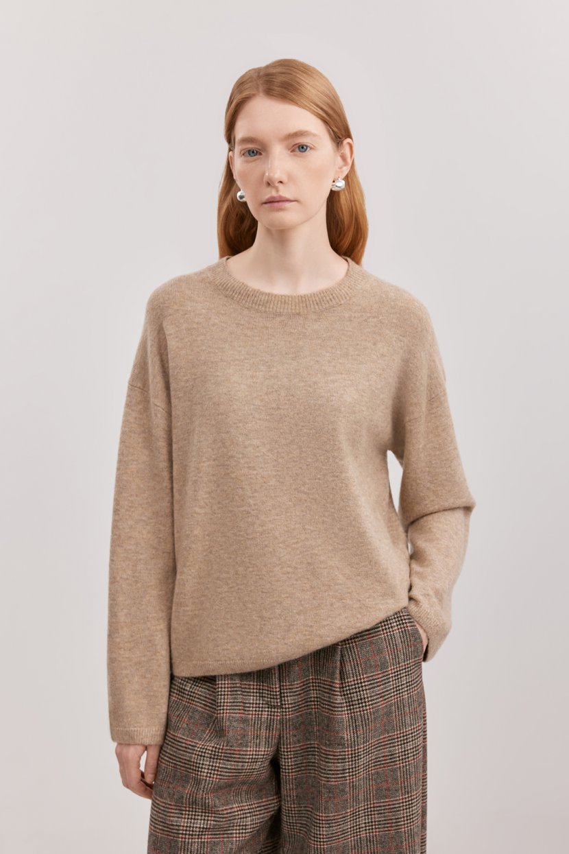 Джемпер с мериносом и шерстью яка