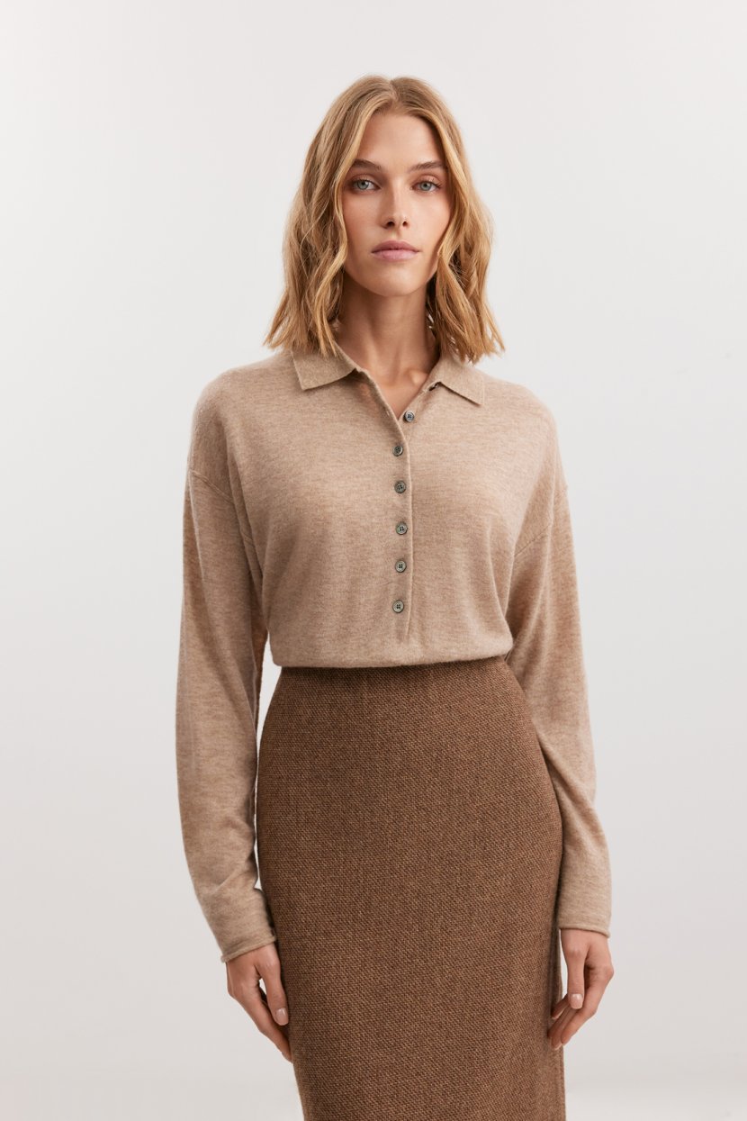 Джемпер с высоким содержанием шерсти 7499₽