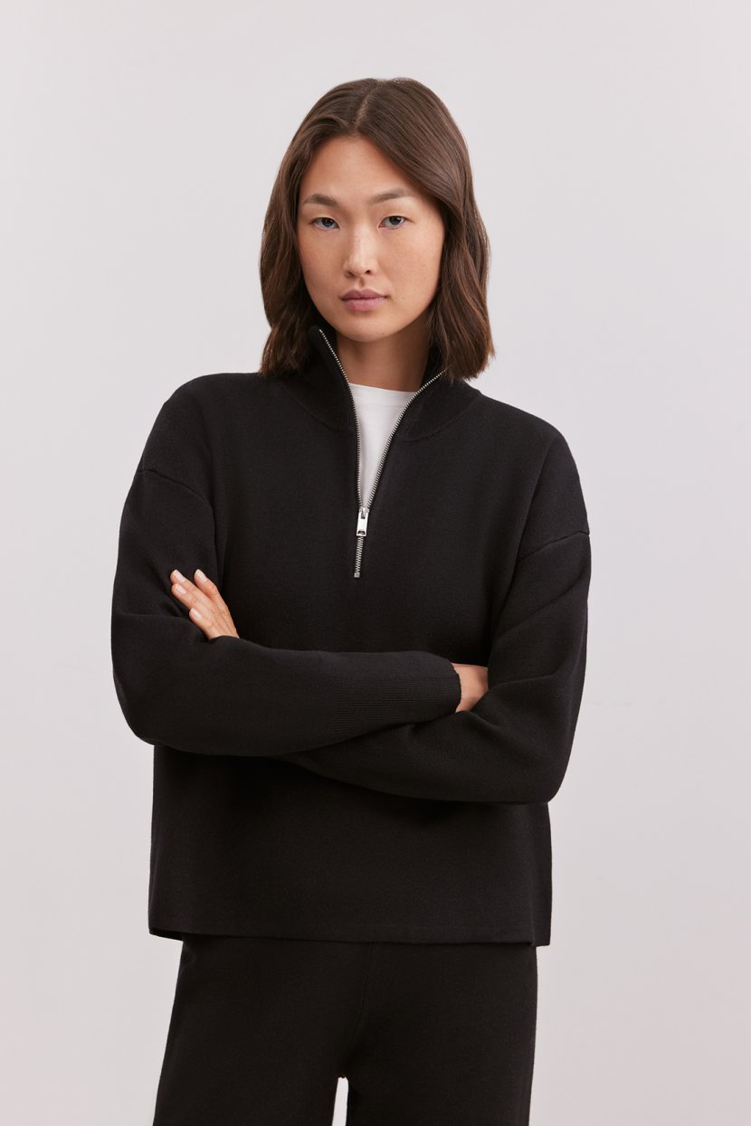 Джемпер из шелка, шерсти и вискозы