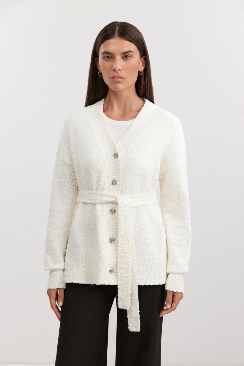 Кардиган из пряжи-букле 6999₽