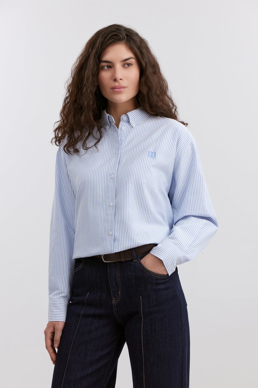 Классическая блузка в полоску 5599₽