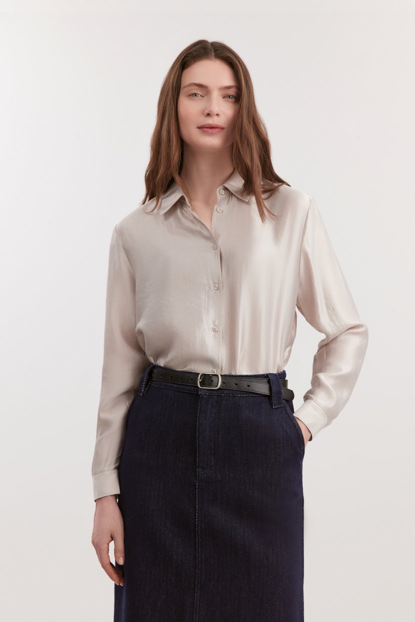 Блузка из вискозы с добавлением шелка 10999₽