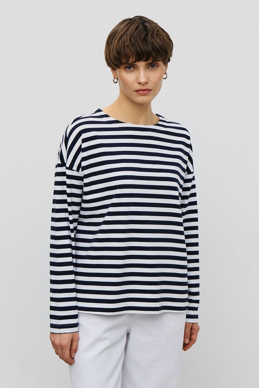 Лонгслив-тельняшка L белый 2799₽