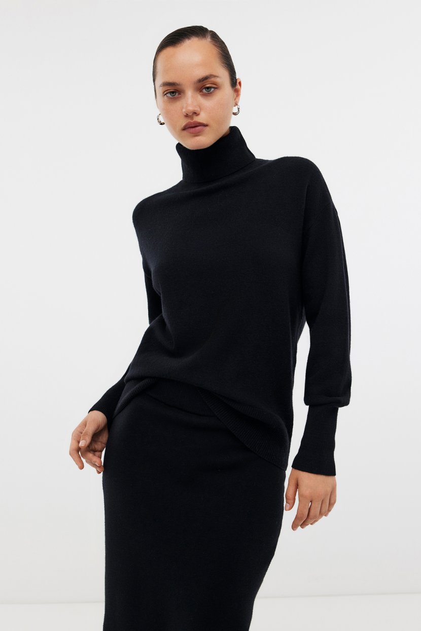 Водолазка из смесового трикотажа