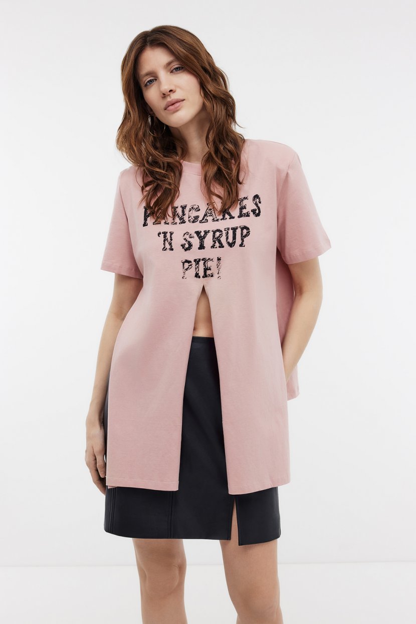 Футболка-трансформер из хлопкового джерси