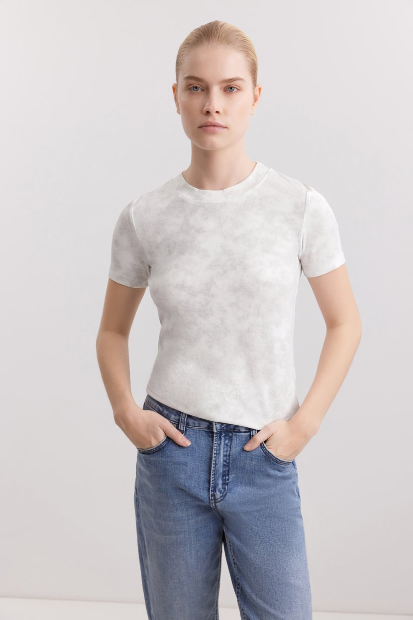 Футболка из хлопка L серый 1999₽