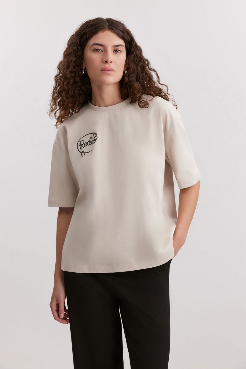 Футболка из 100 хлопка XS серый 2199₽