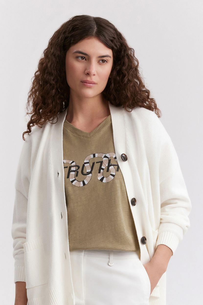 Футболка с коротким рукавом из 100 хлопка L зеленый 2999₽