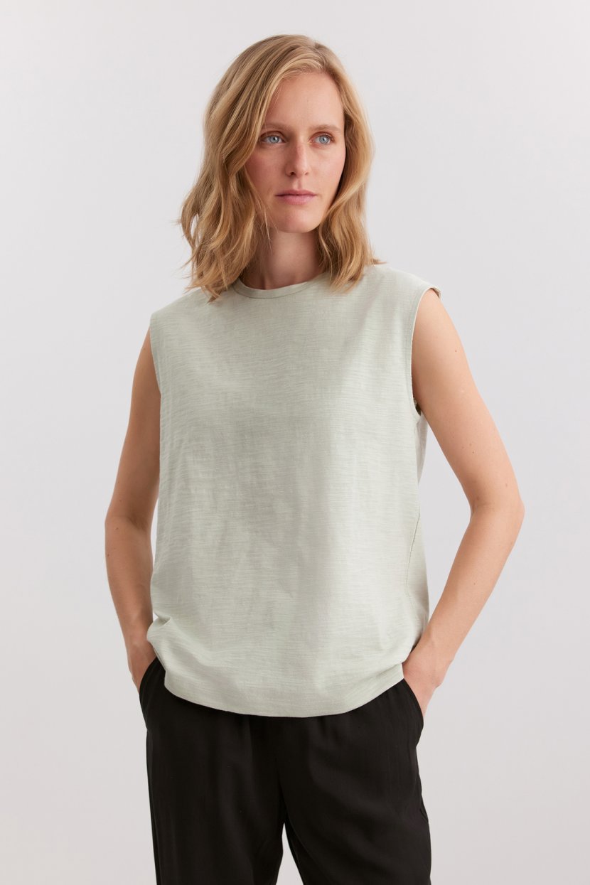 Футболка из 100 хлопка L зеленый 1439₽