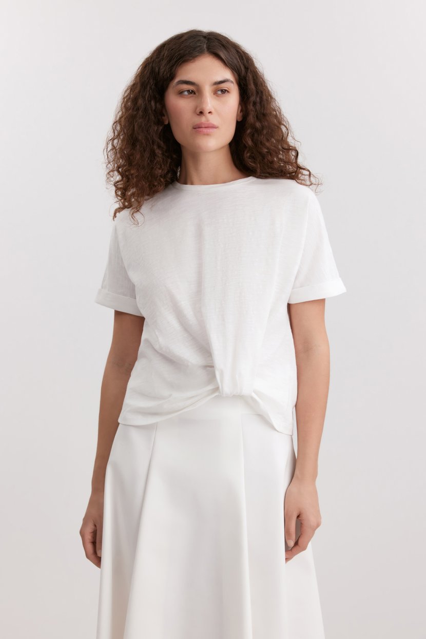 Футболка из 100 хлопка L белый 3299₽