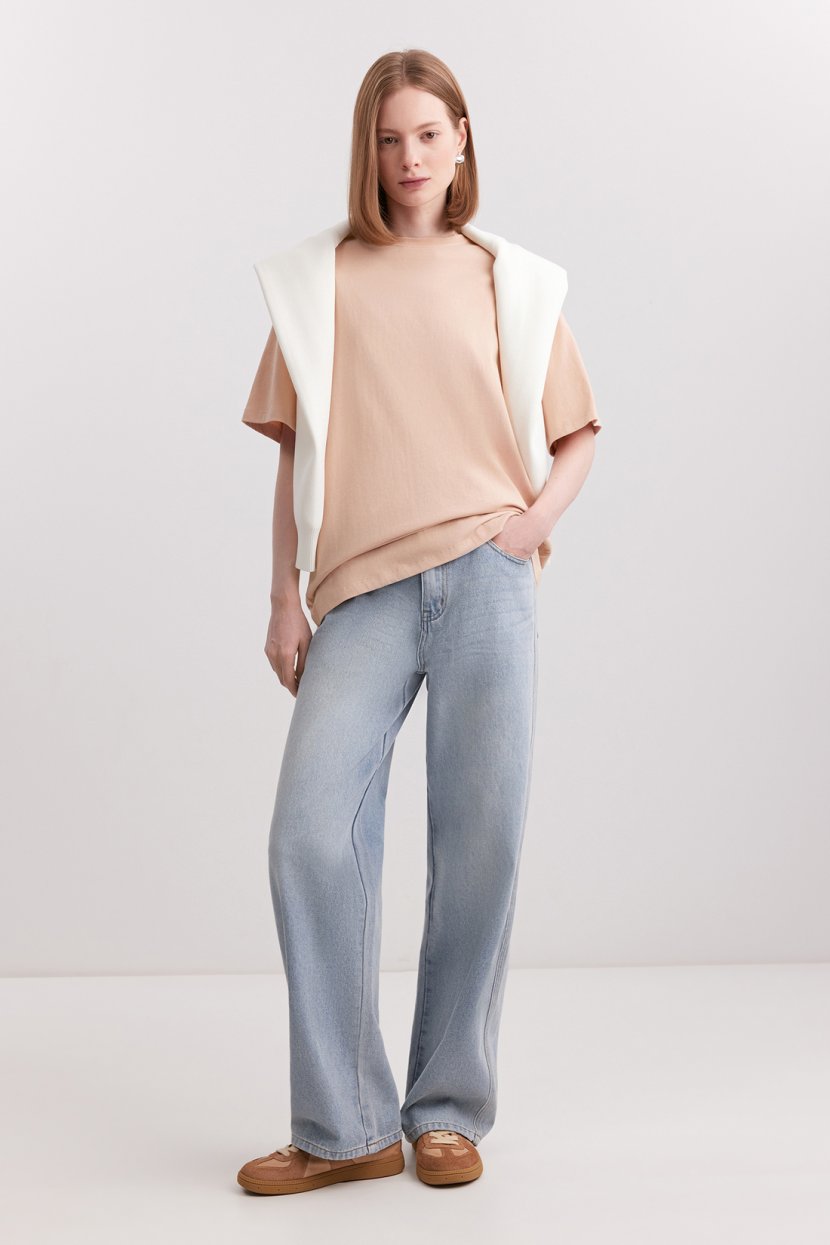 Футболка оверсайз удлиненная