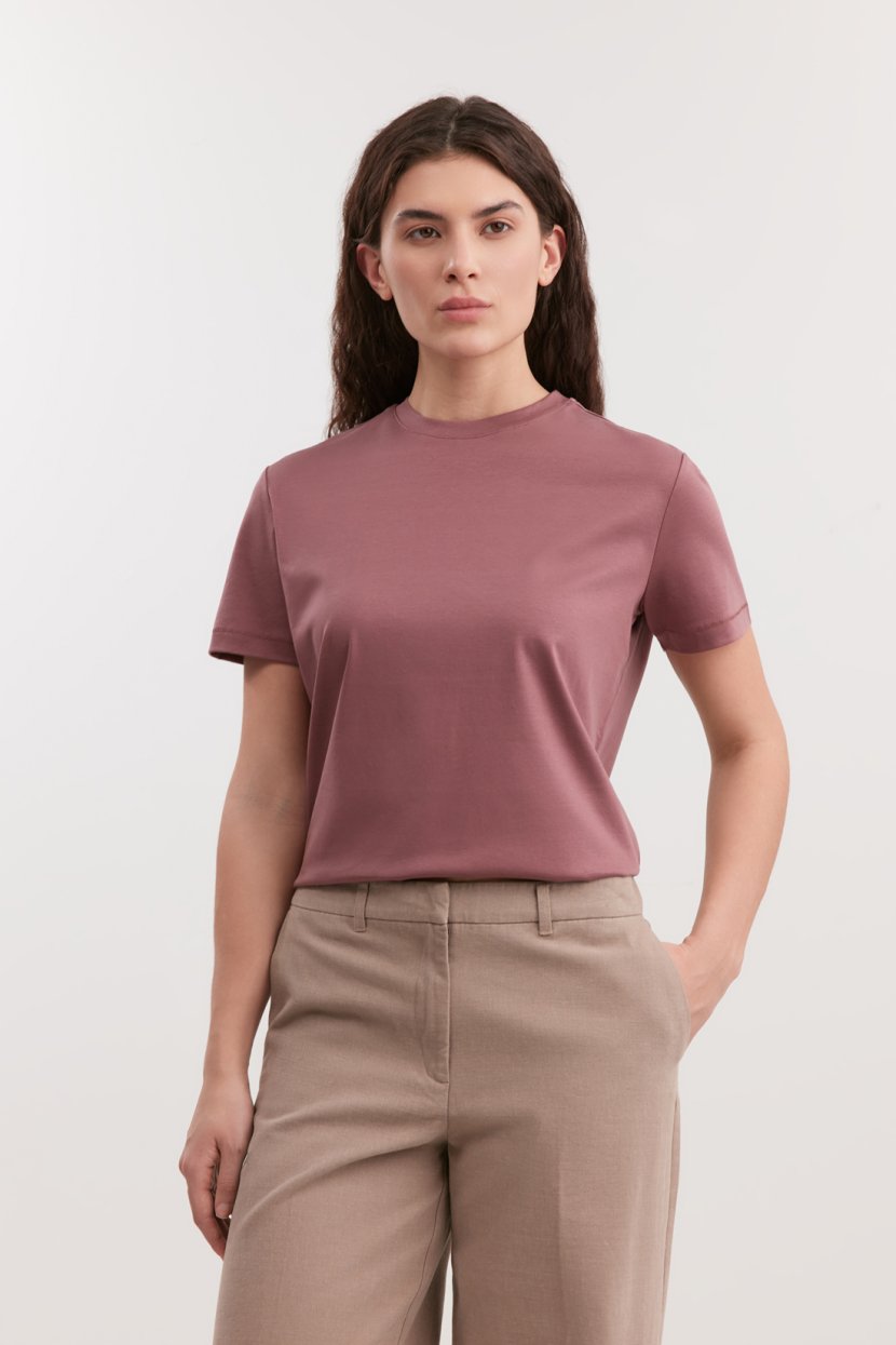 Футболка из премиального трикотажа с шелком 4399₽