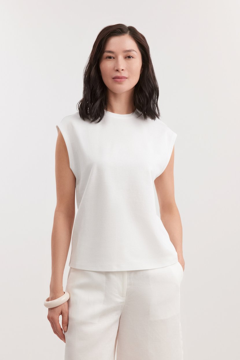 Футболка из хлопкового интерлока 2799₽