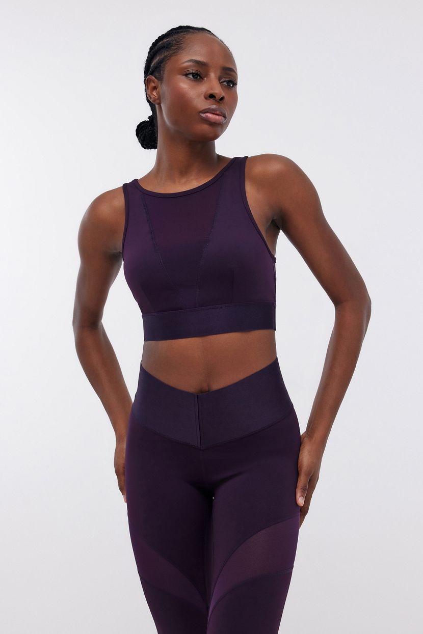 Спортивный топ для фитнеса L фиолетовый 1683₽