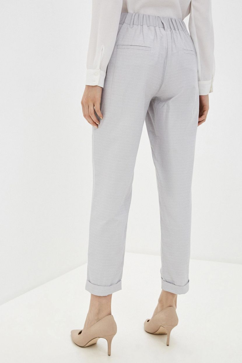 Костюмные брюки (арт. baon B290028), размер M, цвет silver melange#серый Костюмные брюки (арт. baon B290028) - фото 2