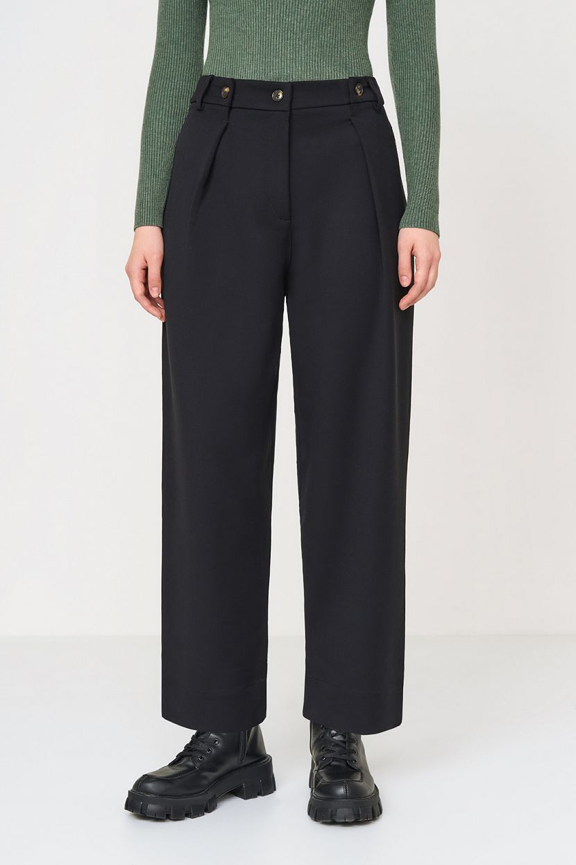 Брюки в стиле DAD FIT XXL черный 2969₽