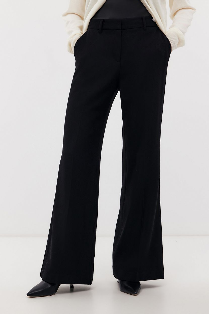 Брюки из ткани с шерстью