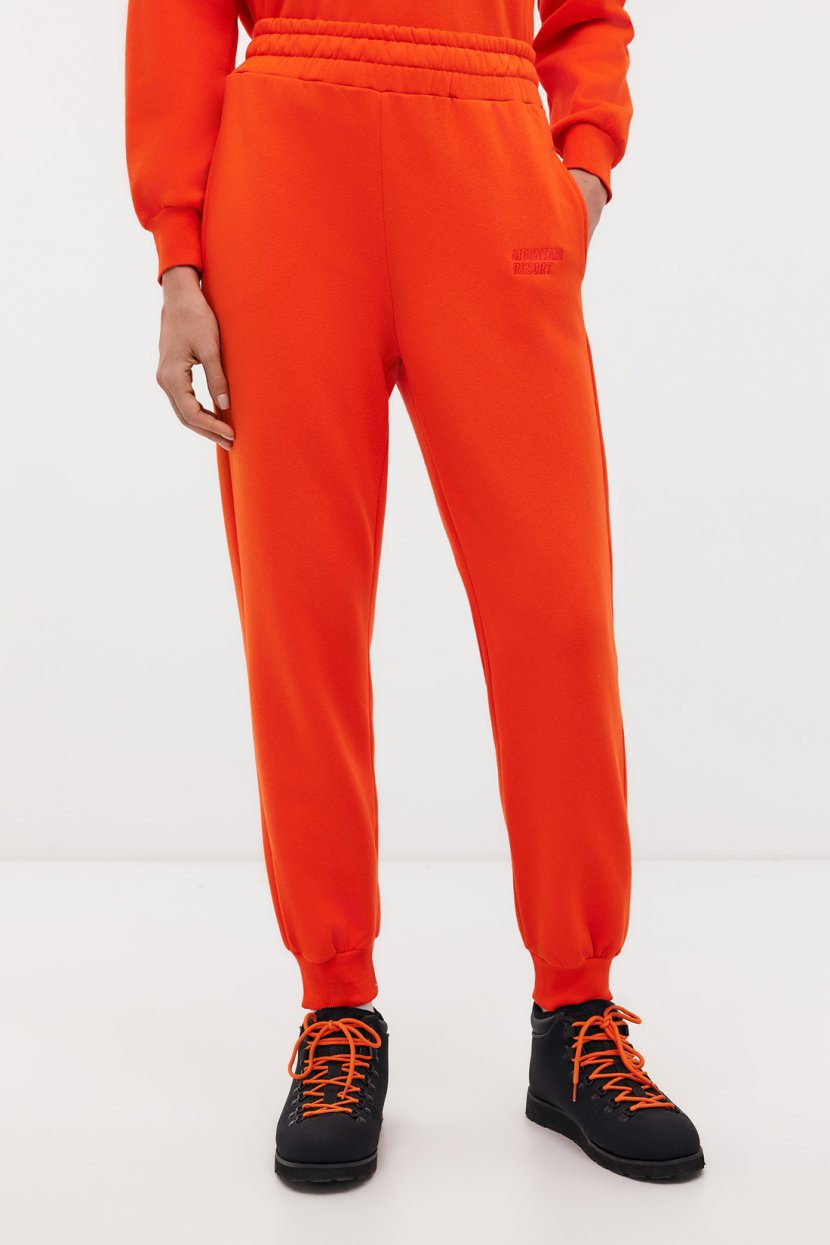 Спортивные брюки из смесового хлопка M оранжевый 2799₽