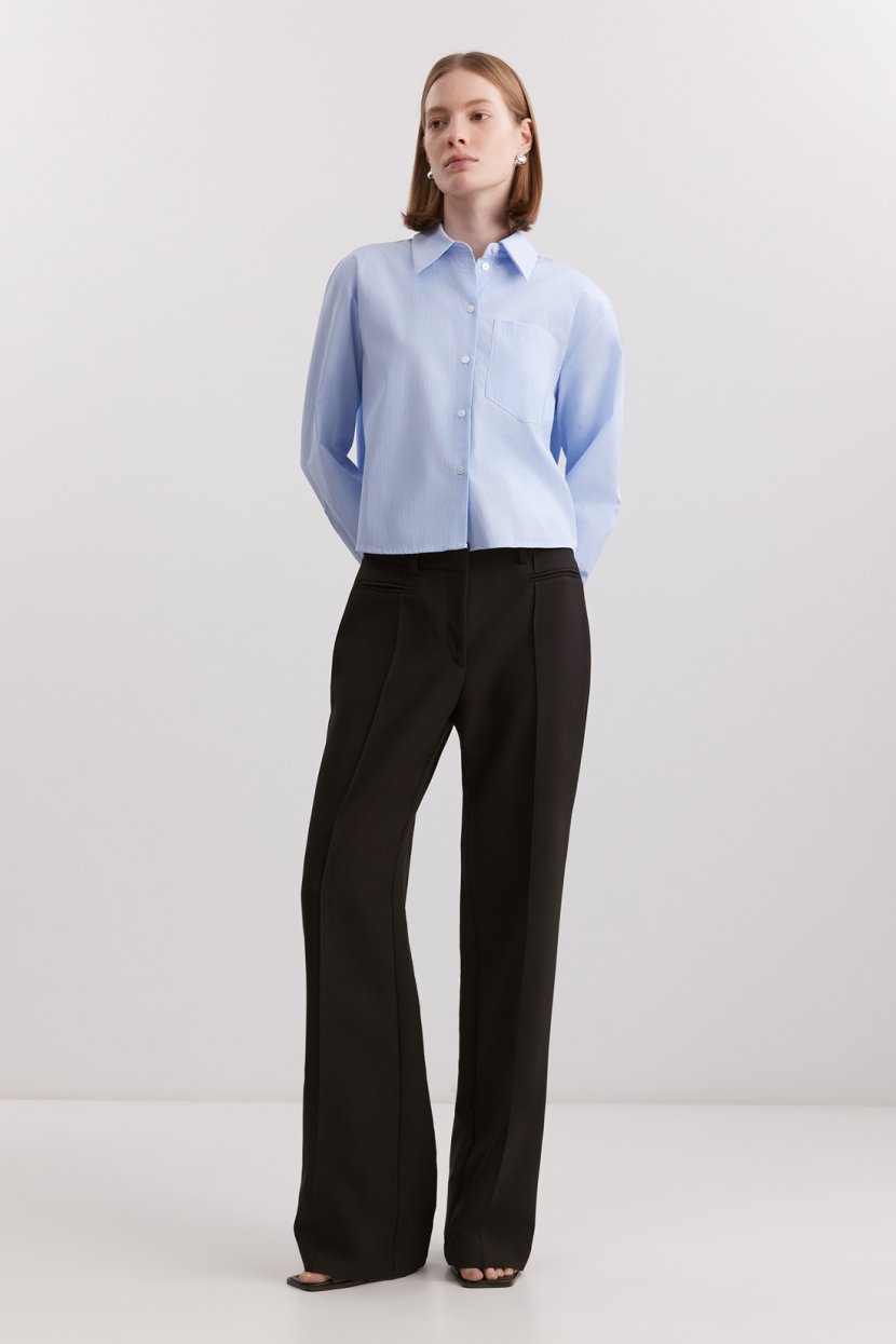 Классические брюки из вискозы L черный 3199₽