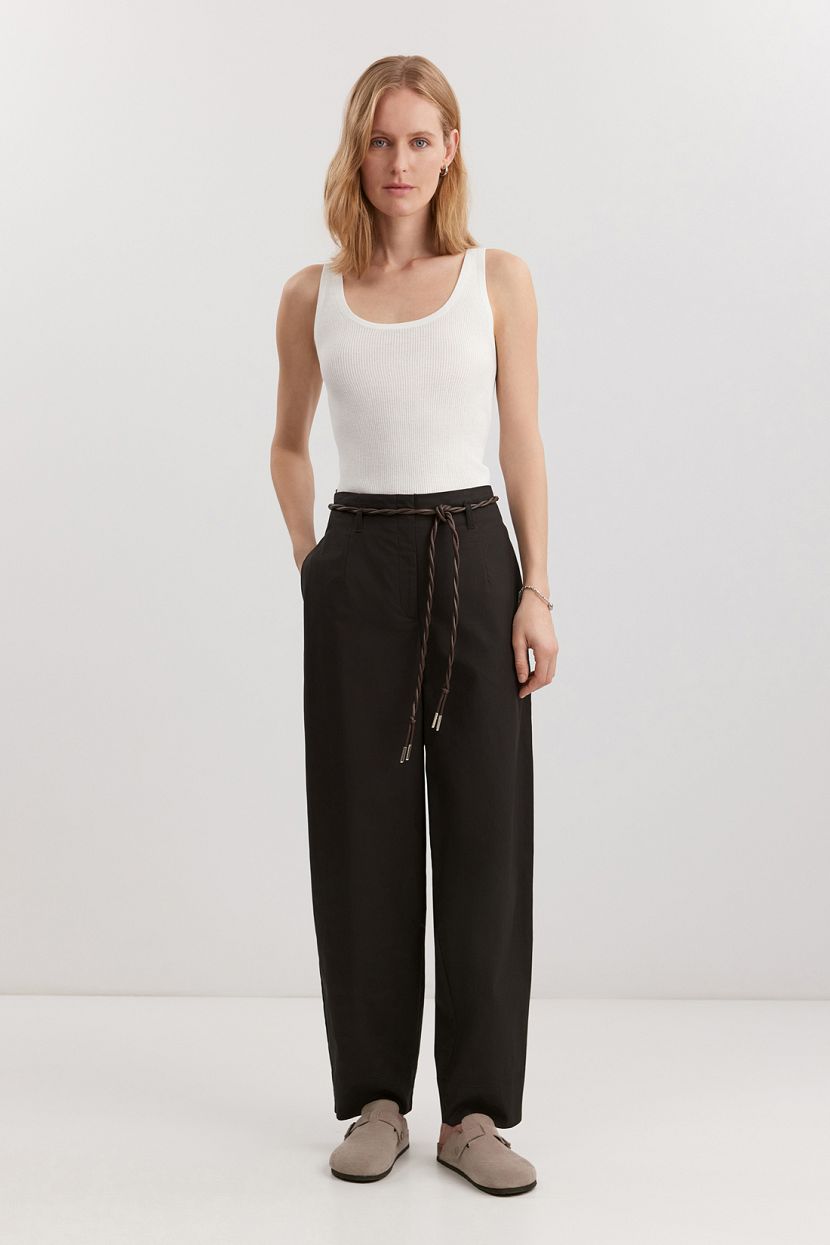 Брюки из смесового хлопка с модалом