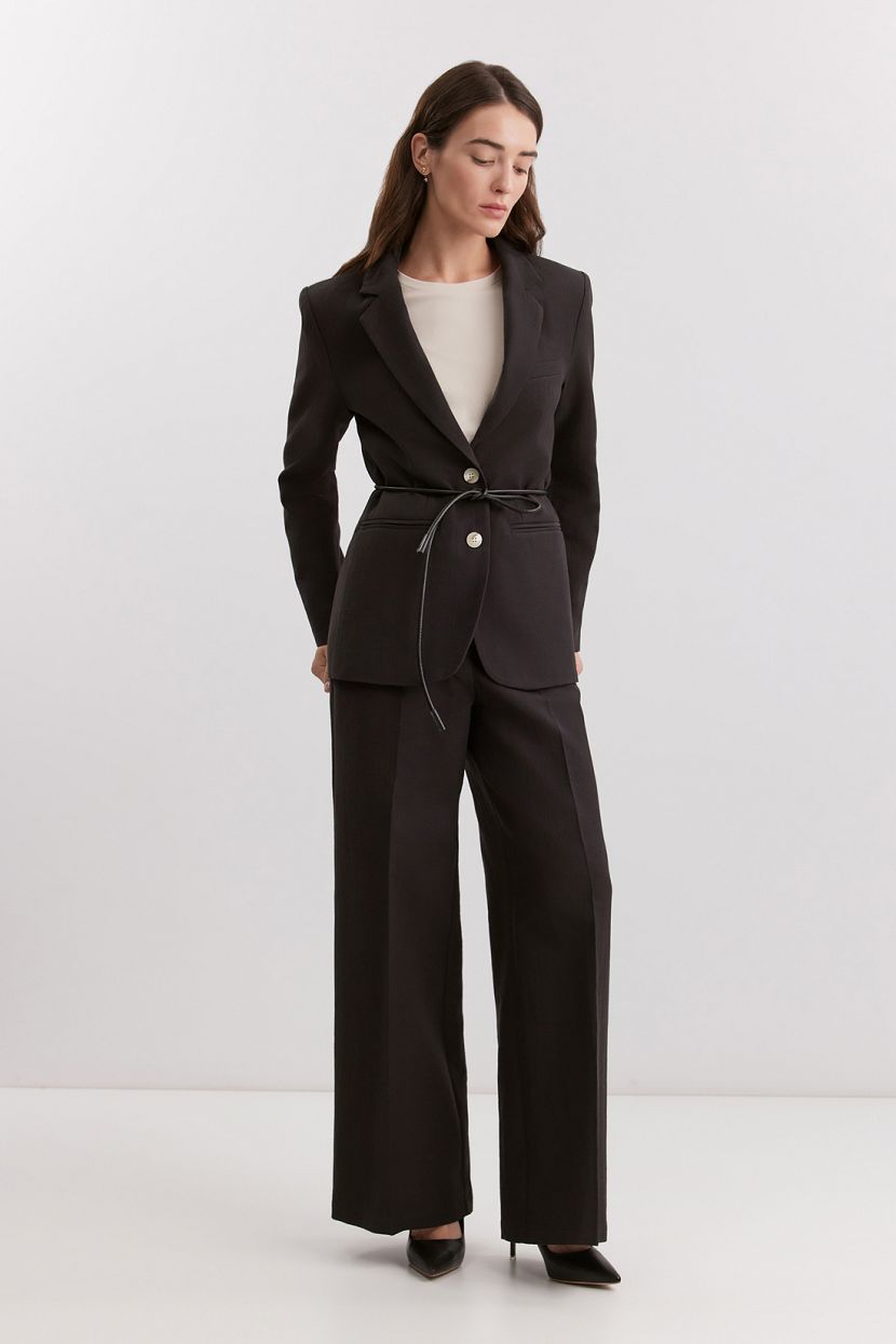 Брюки из хлопковой ткани