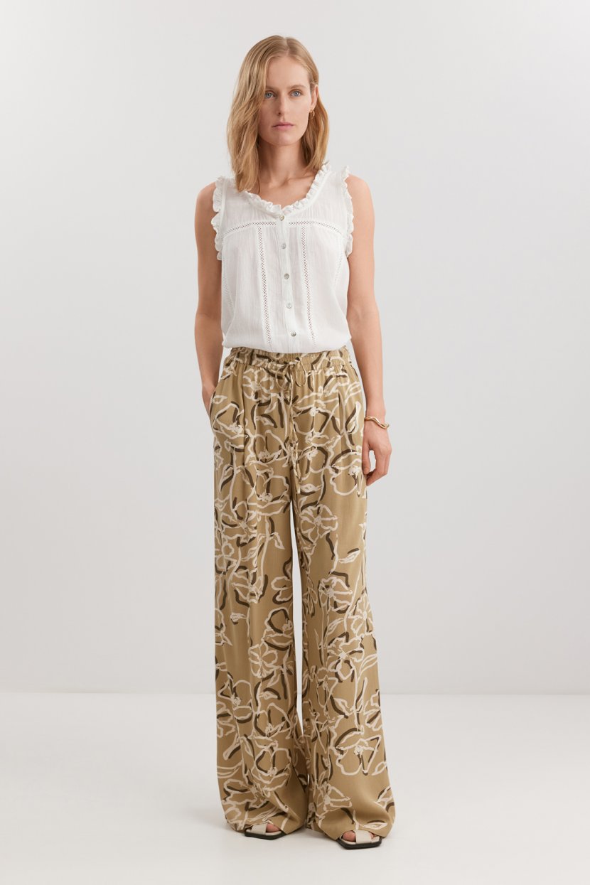 Брюки из 100 вискозы L CORIANDER PRINTED 3499₽