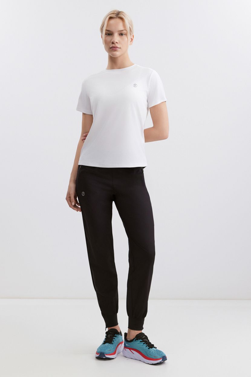 Спортивные брюки на резинке L черный 3679₽