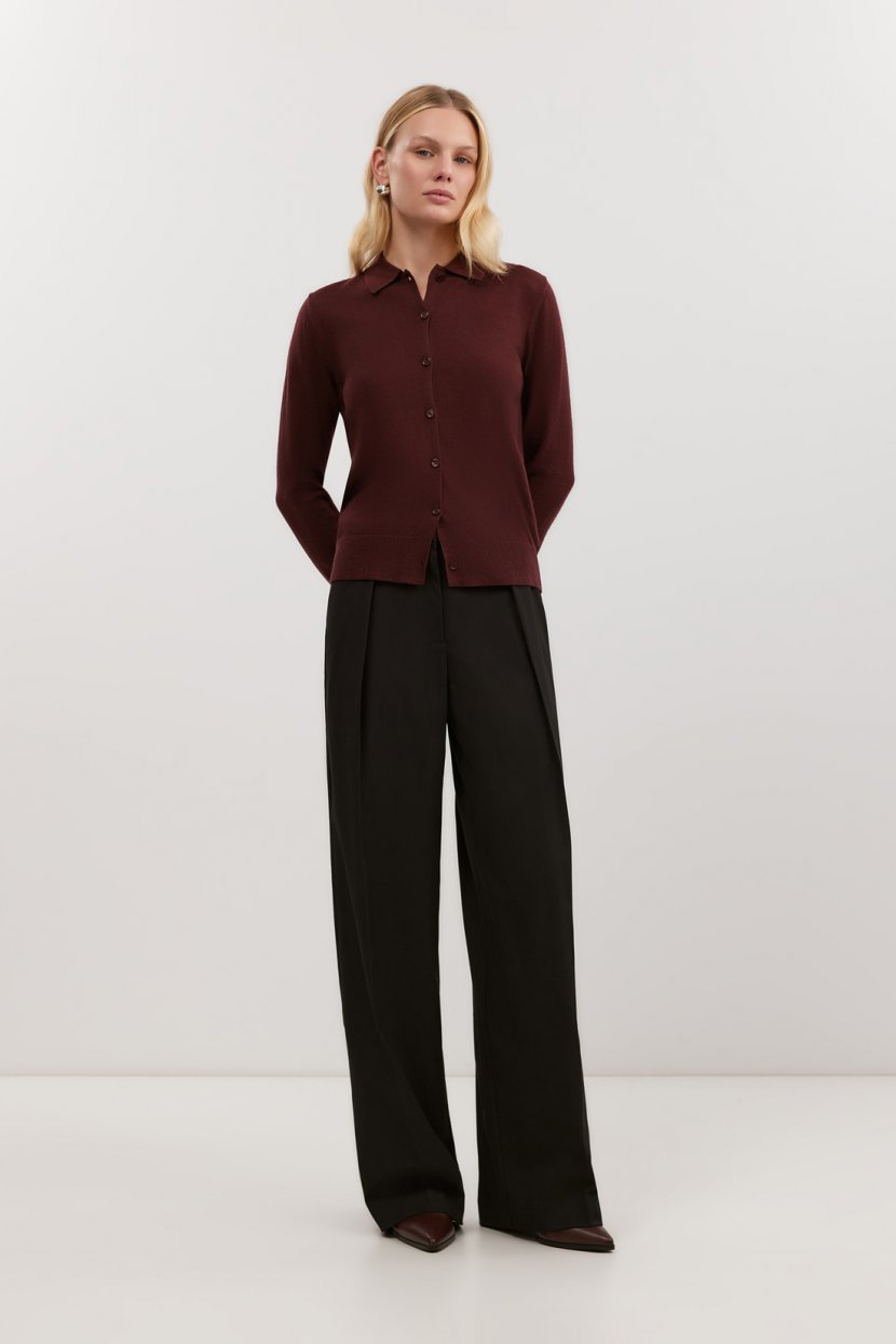 Брюки из поливискозной костюмной ткани 5599₽