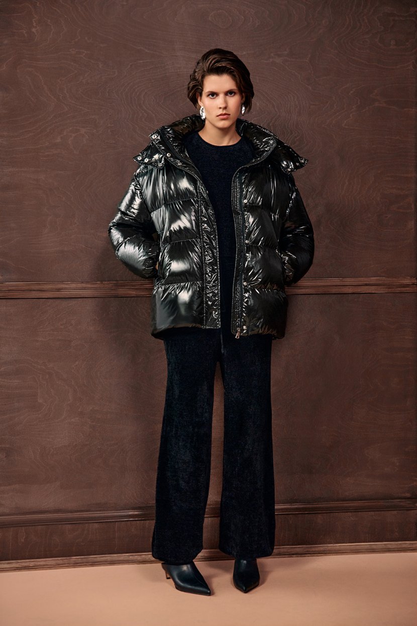 Брюки из смесовой вискозной чинели 6499₽