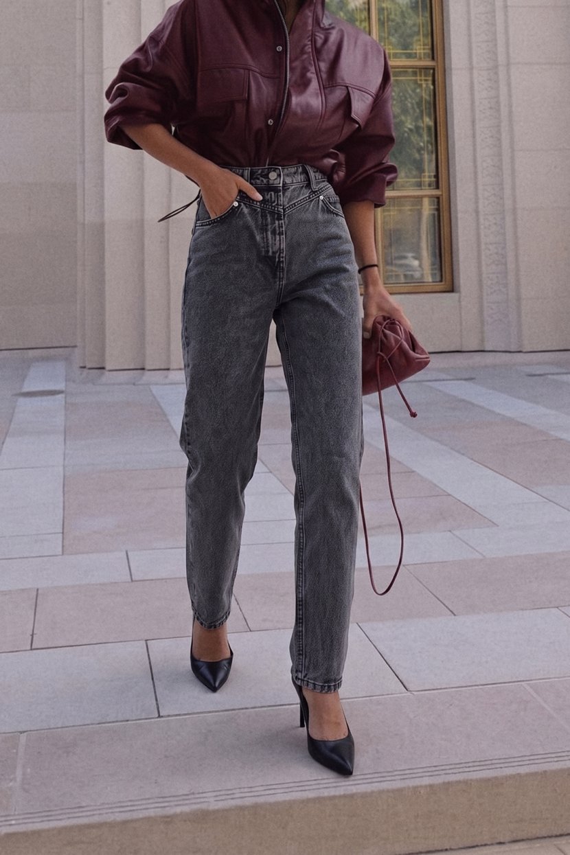 Джинсы MOM FIT