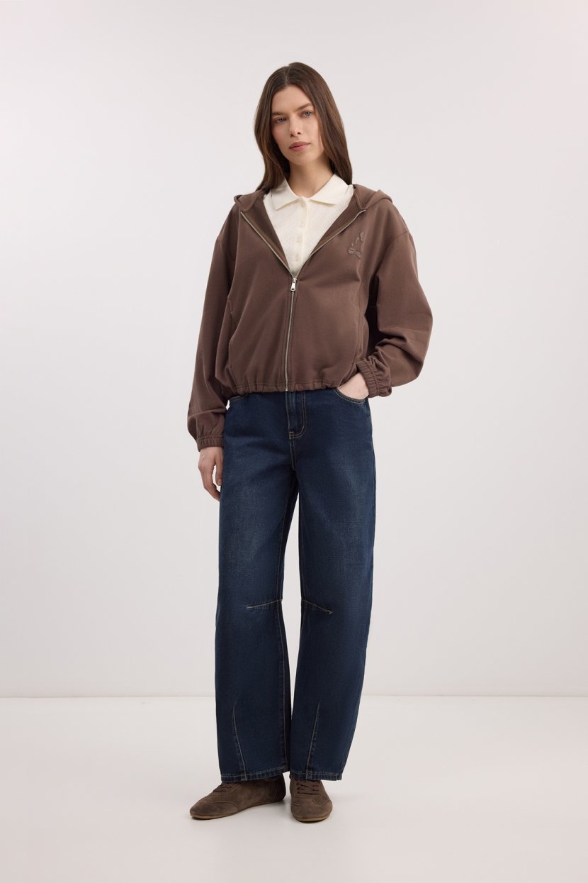 Джинсы-баллоны свободного кроя 8799₽