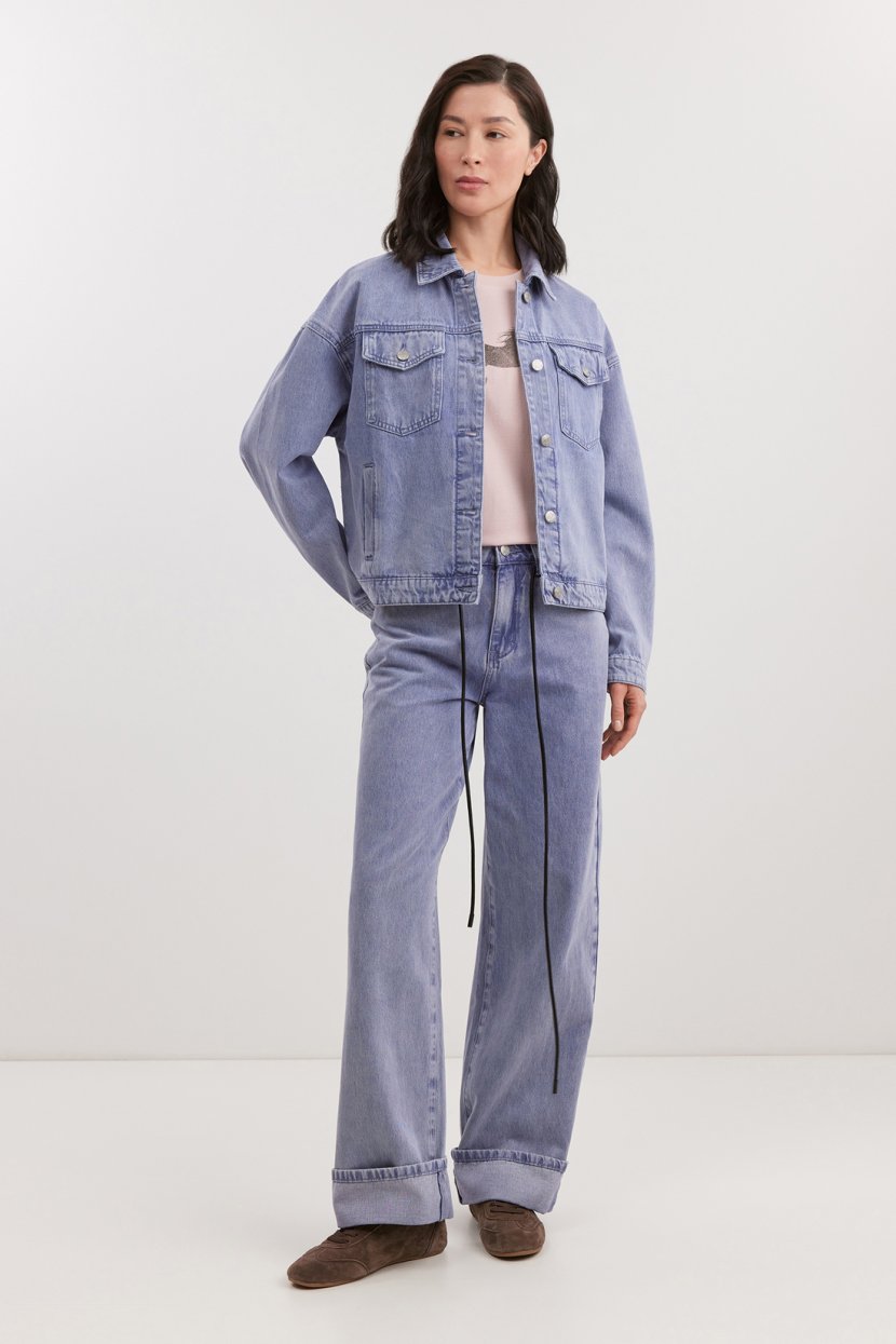 Прямые джинсы из хлопка и лиоцелла