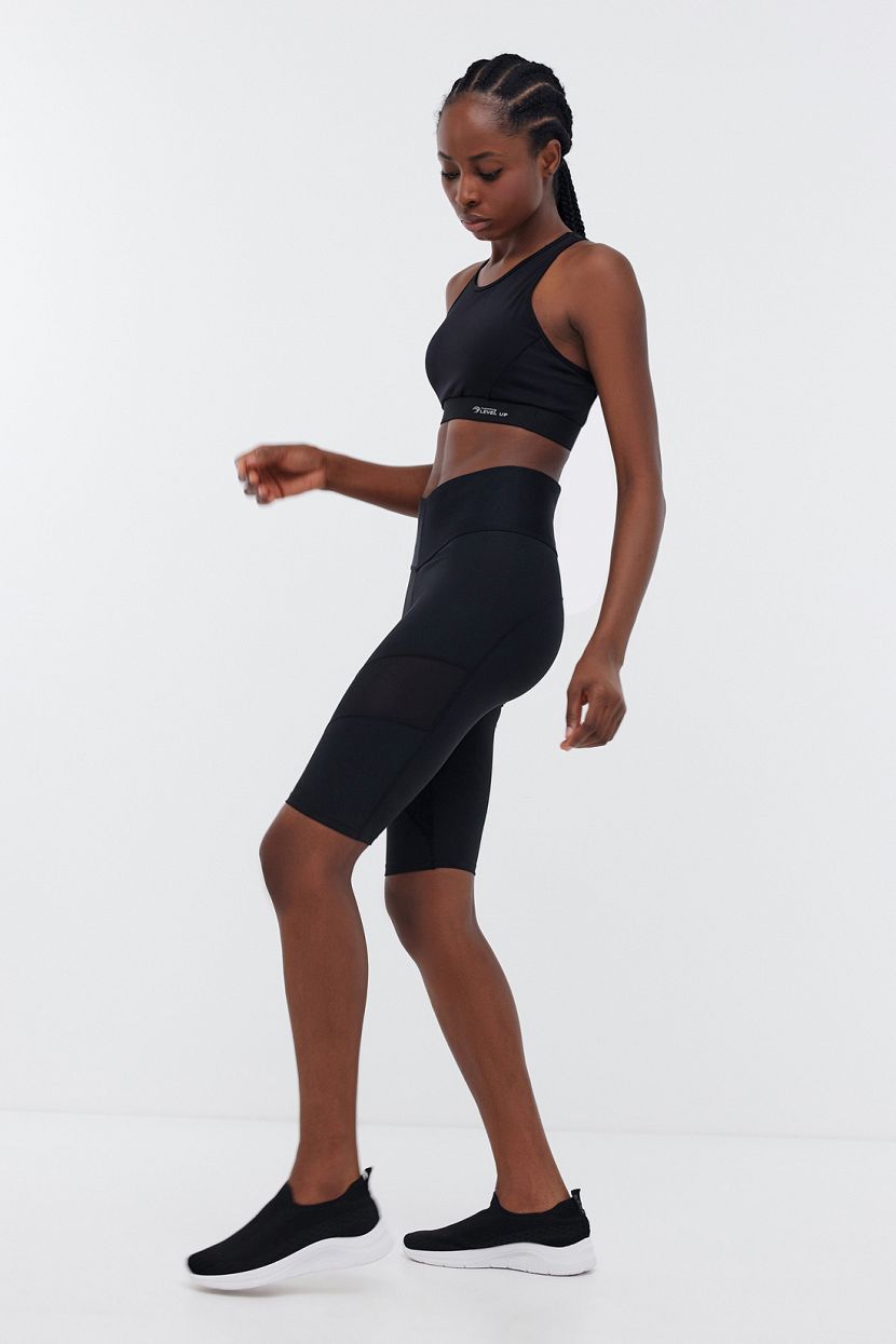 Облегающие шорты для фитнеса (арт. BAON B3224026), размер XL, цвет черный Облегающие шорты для фитнеса (арт. BAON B3224026) - фото 2