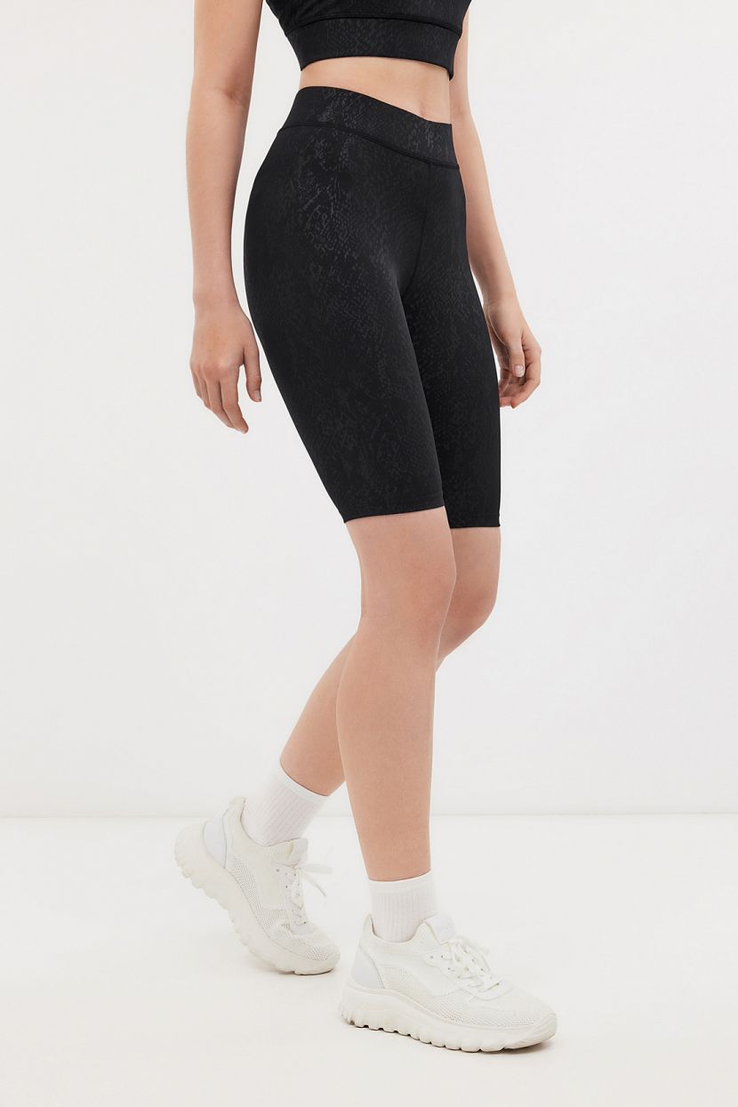 Шорты для фитнеса прилегающего силуэта L черный 3499₽