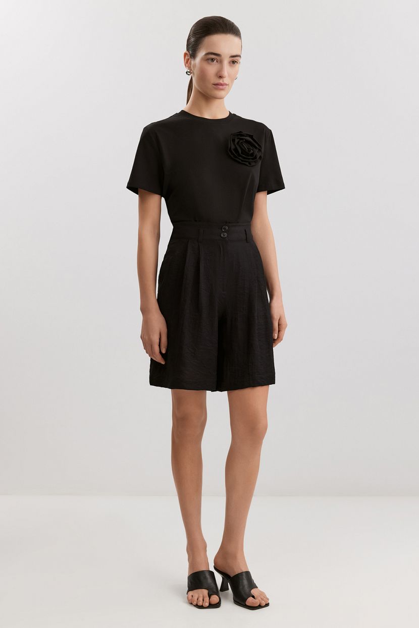 Шорты из смесового материала L черный 3299₽