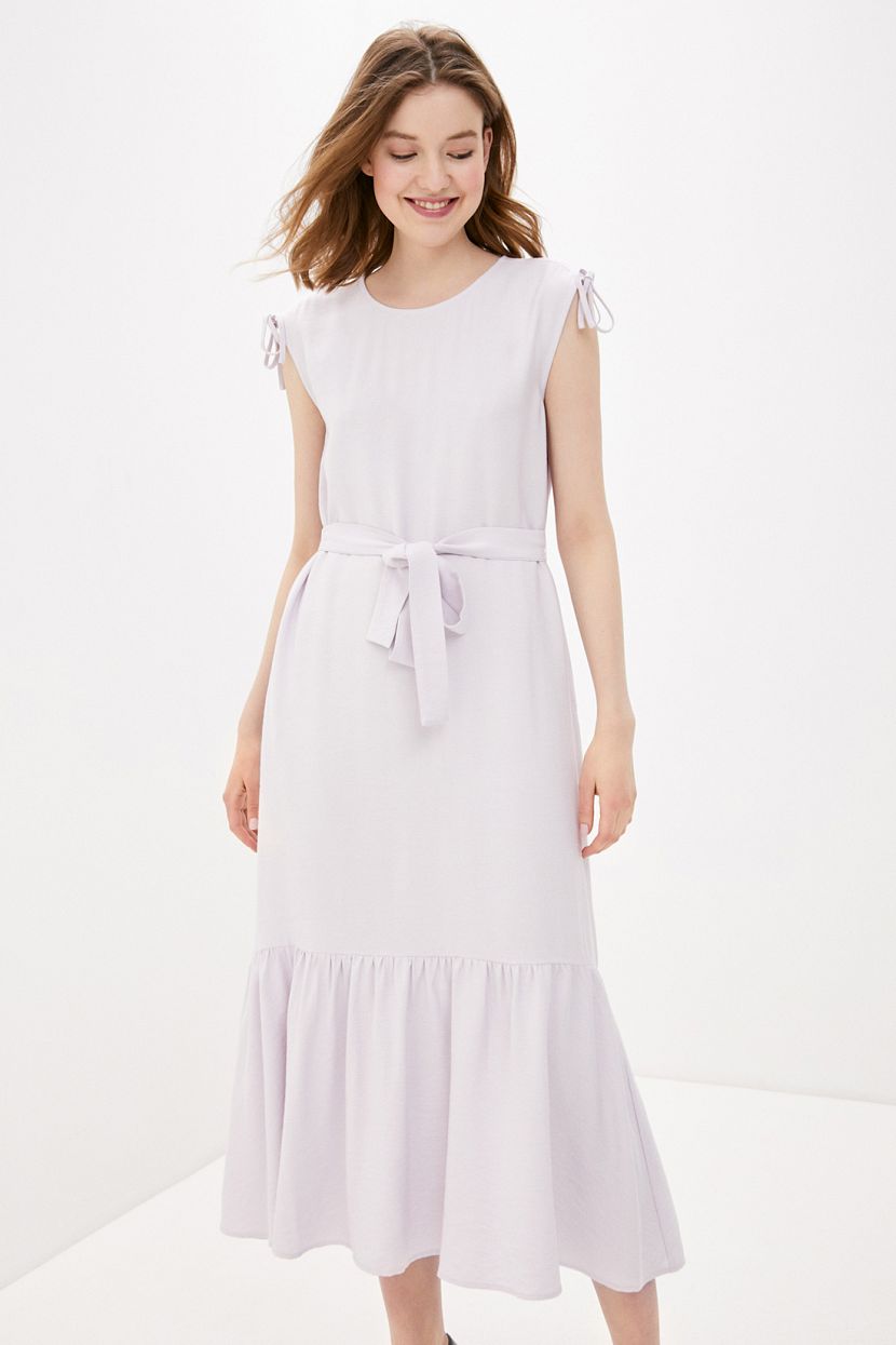 Платье (арт. baon B450055), размер XXL, цвет фиолетовый Платье (арт. baon B450055) - фото 3