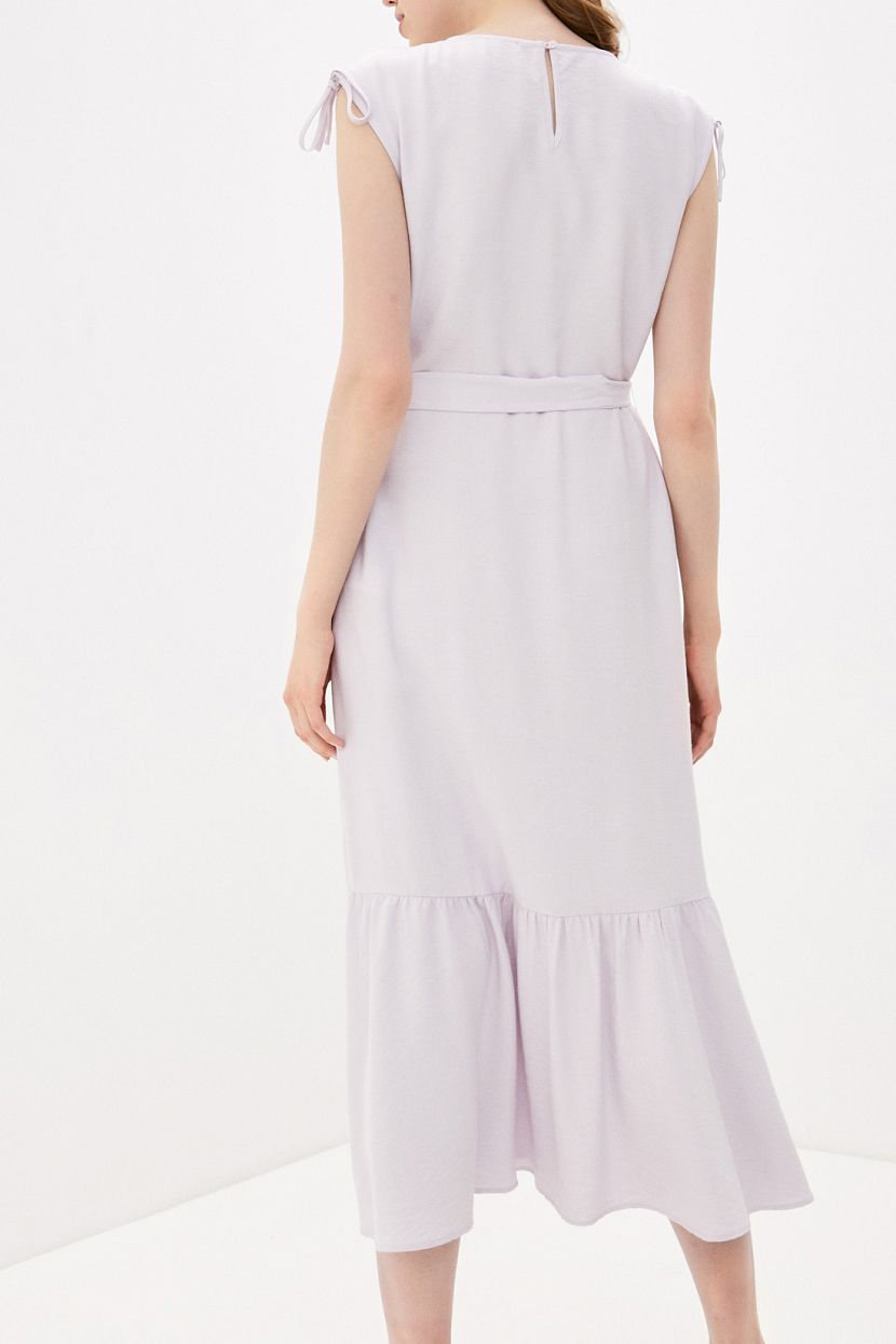 Платье (арт. baon B450055), размер XXL, цвет фиолетовый Платье (арт. baon B450055) - фото 2