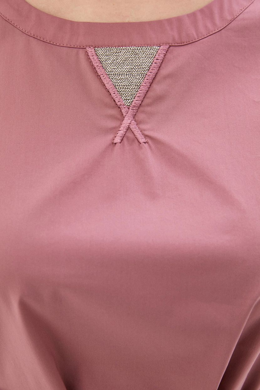 Платье (арт. baon B451044), размер XL, цвет розовый Платье (арт. baon B451044) - фото 4