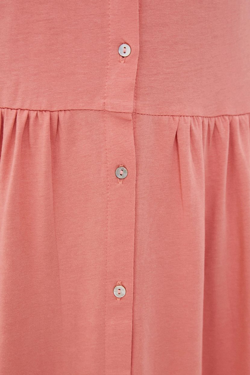Платье (арт. baon B451054), размер S, цвет розовый Платье (арт. baon B451054) - фото 4