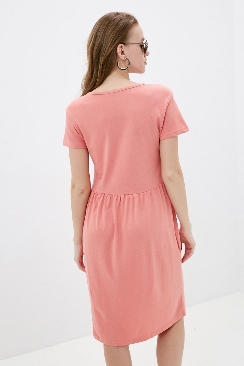 Платье (арт. baon B451054), размер S, цвет розовый Платье (арт. baon B451054) - фото 2