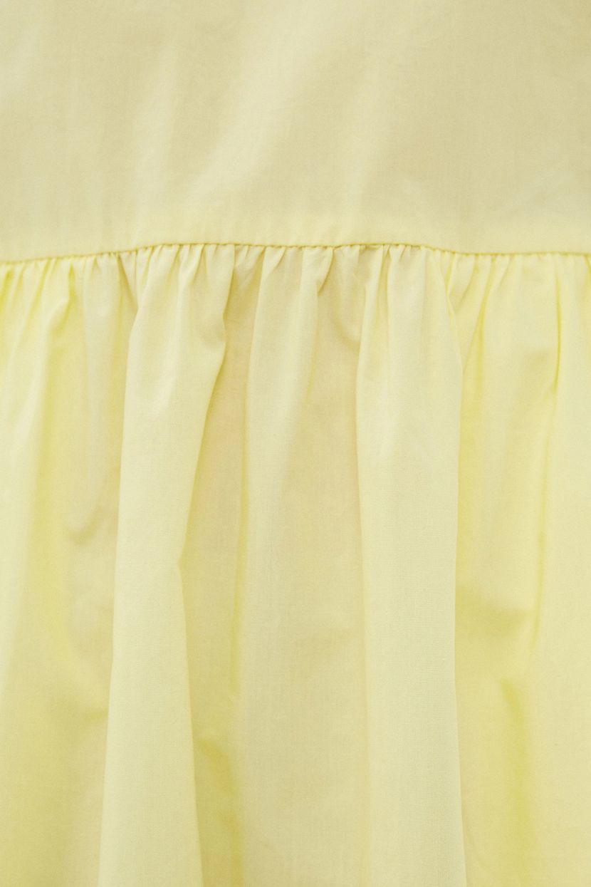 Платье (арт. baon B451068), размер 3XL, цвет желтый Платье (арт. baon B451068) - фото 4