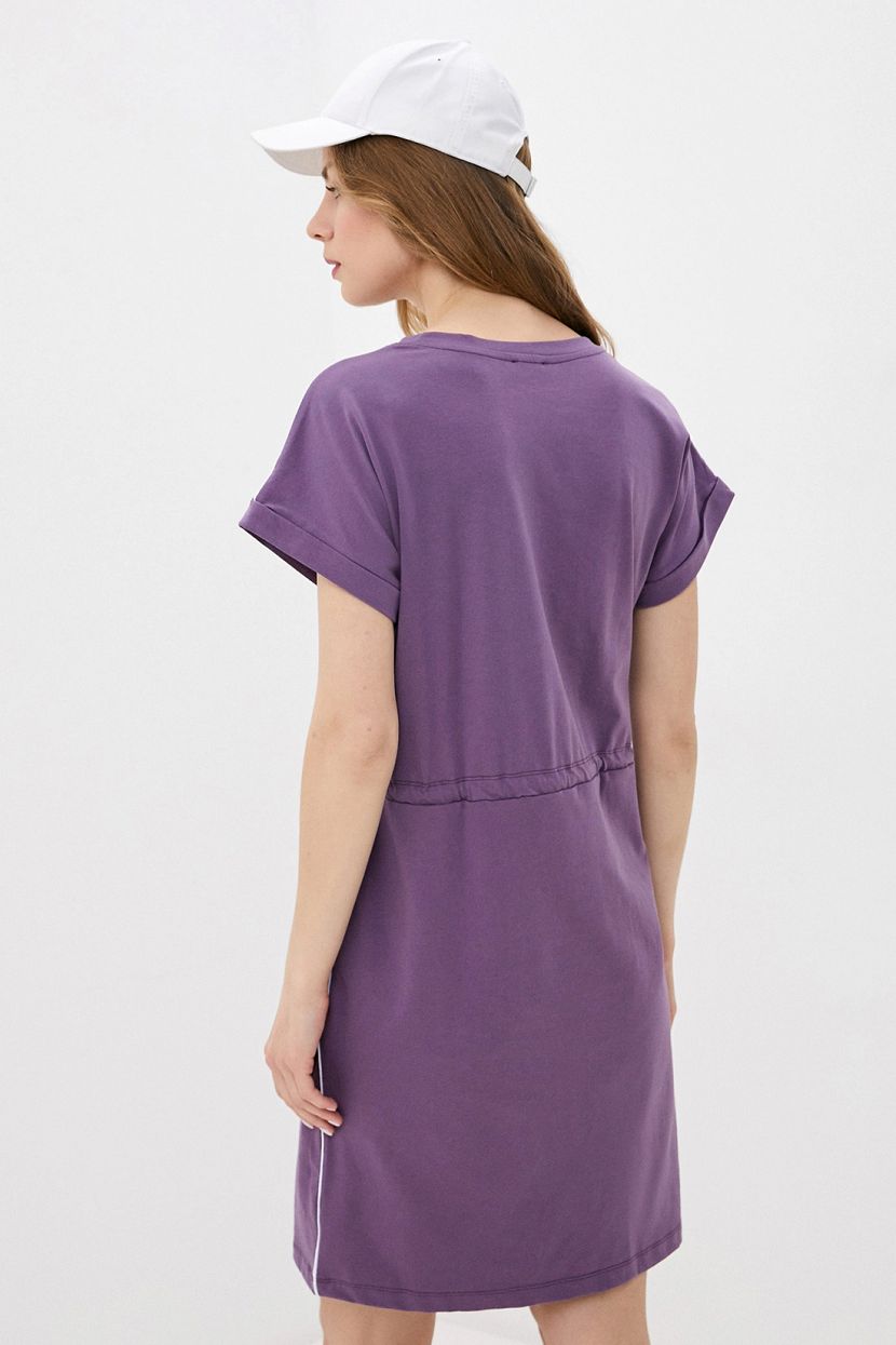 Платье (арт. baon B451202), размер XXL, цвет фиолетовый Платье (арт. baon B451202) - фото 2