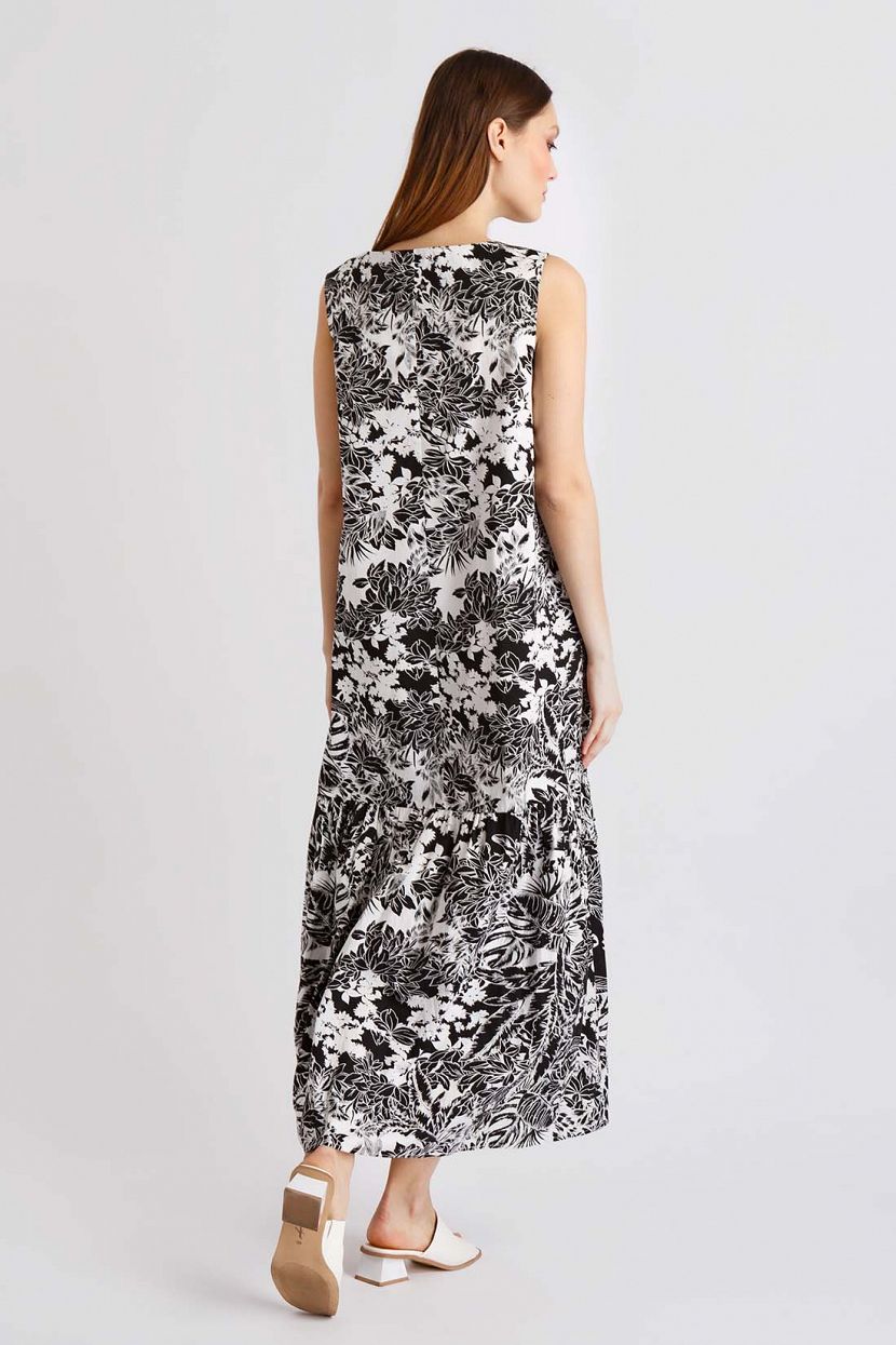 Платье (арт. baon B4522039), размер L, цвет черный Платье (арт. baon B4522039) - фото 2