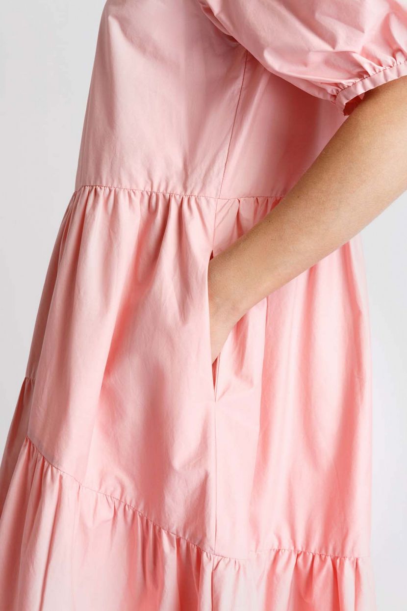 Платье (арт. baon B4522047), размер L, цвет розовый Платье (арт. baon B4522047) - фото 3
