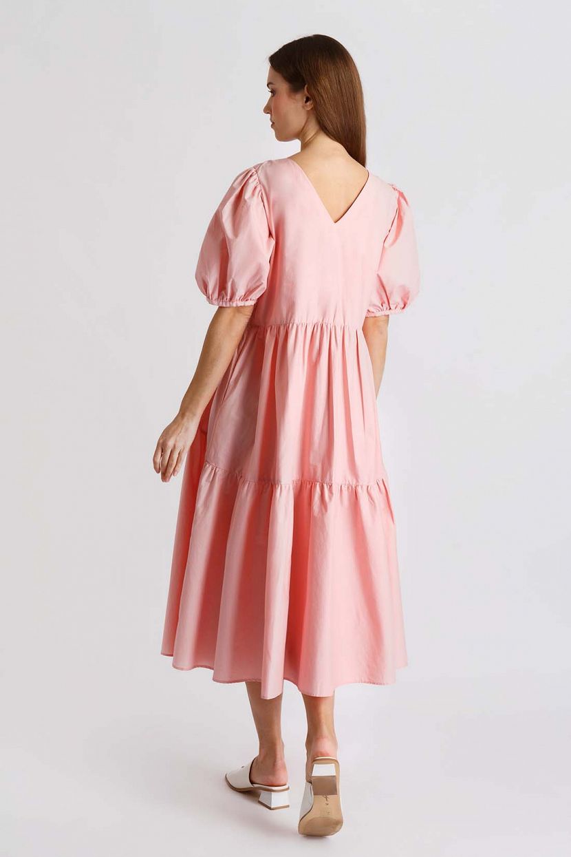 Платье (арт. baon B4522047), размер L, цвет розовый Платье (арт. baon B4522047) - фото 2