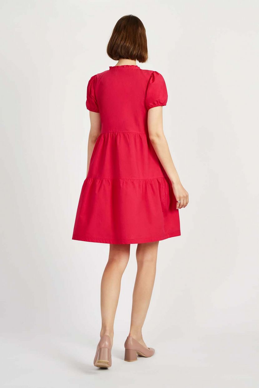 Платье (арт. baon B4522066), размер L, цвет розовый Платье (арт. baon B4522066) - фото 2